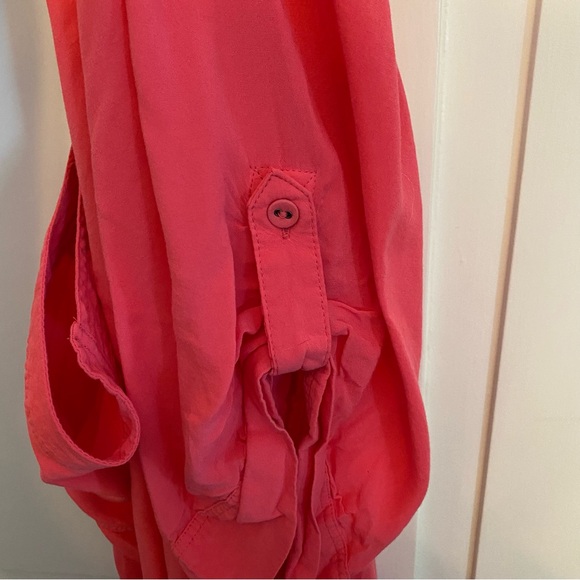 ✨torrid pink harper georgette challis pullover 3/4 sleeve blouse✨ - Picture 4 of 4